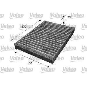 Filter, vazduh unutrašnjeg prostora VALEO VAL715538 IC-BE25CB