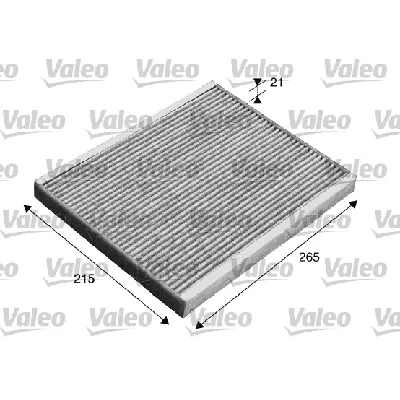 Filter, vazduh unutrašnjeg prostora VALEO VAL715553 IC-BE25D8