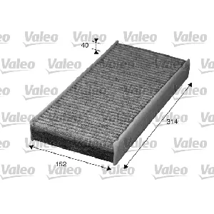 Filter, vazduh unutrašnjeg prostora VALEO VAL715570 IC-BE25E6