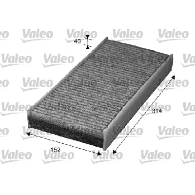 Filter, vazduh unutrašnjeg prostora VALEO VAL715570 IC-BE25E6