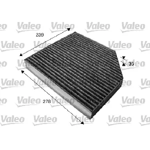 Filter, vazduh unutrašnjeg prostora VALEO VAL715580 IC-BE25EF
