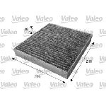 Filter, vazduh unutrašnjeg prostora VALEO VAL715623 IC-BE2610