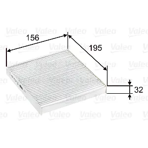 Filter, vazduh unutrašnjeg prostora VALEO VAL715637 IC-BE261B