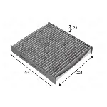 Filter, vazduh unutrašnjeg prostora VALEO VAL715727 IC-CF99EE