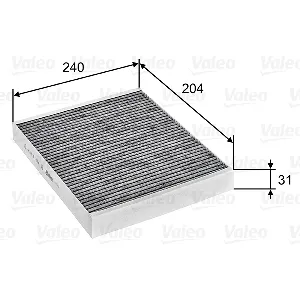 Filter, vazduh unutrašnjeg prostora VALEO VAL715752 IC-DC82EC