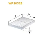 Filter, vazduh unutrašnjeg prostora WIX FILTERS WP10328WIX IC-E88B99