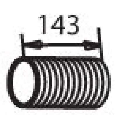 Fleksibilna cijev, auspuh DINEX DIN81728 IC-B9C835
