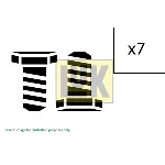 Garnitura vijaka, zamajac LUK 411 0238 10 IC-DB2FD8 Garnitura vijaka, zamajac LUK 411 0238 10 IC-DB2FD8