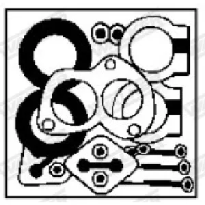 Garnitura za montažu, izduvni lonac WALKER WALK86437 IC-C64438