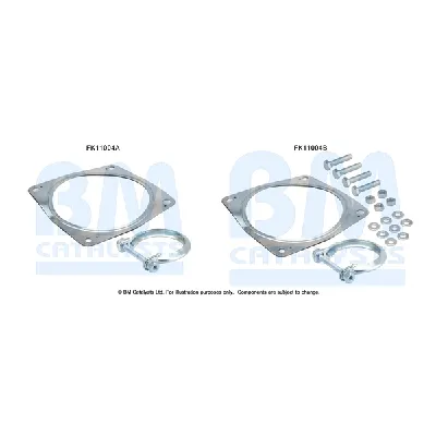 Garnitura za montažu, izduvni sistem BM CATALYSTS FK11004B IC-F5215B