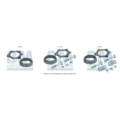 Garnitura za montažu, izduvni sistem BM CATALYSTS FK11025B IC-F52164