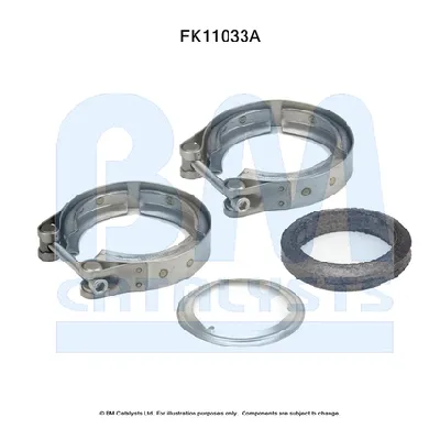 Garnitura za montažu, izduvni sistem BM CATALYSTS FK11033A IC-F52171