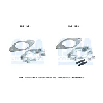 Garnitura za montažu, izduvni sistem BM CATALYSTS FK11108B IC-F52166