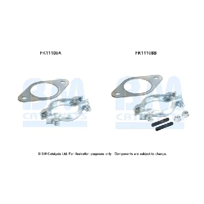 Garnitura za montažu, izduvni sistem BM CATALYSTS FK11108B IC-F52166