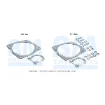 Garnitura za montažu, izduvni sistem BM CATALYSTS FK11129B IC-F521B1
