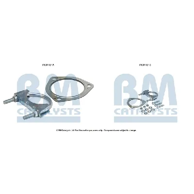 Garnitura za montažu, izduvni sistem BM CATALYSTS FK11151B IC-F52178