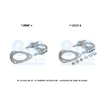 Garnitura za montažu, izduvni sistem BM CATALYSTS FK50081B IC-F6AE3D