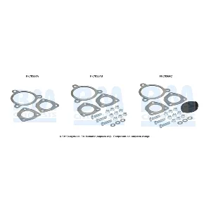 Garnitura za montažu, izduvni sistem BM CATALYSTS FK70564B IC-F6AFEE