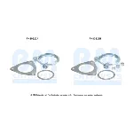Garnitura za montažu, izduvni sistem BM CATALYSTS FK80322B IC-F52185