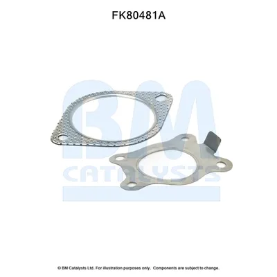 Garnitura za montažu, izduvni sistem BM CATALYSTS FK80481A IC-F52144