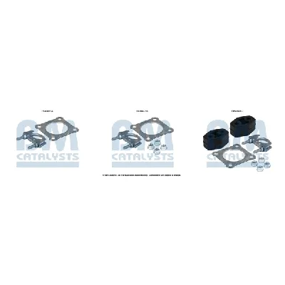 Garnitura za montažu, izduvni sistem BM CATALYSTS FK90821B IC-F521B4