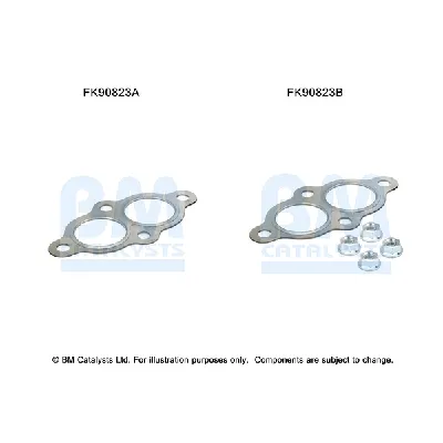 Garnitura za montažu, izduvni sistem BM CATALYSTS FK90823B IC-F52132