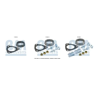 Garnitura za montažu, izduvni sistem BM CATALYSTS FK90842B IC-F5218C