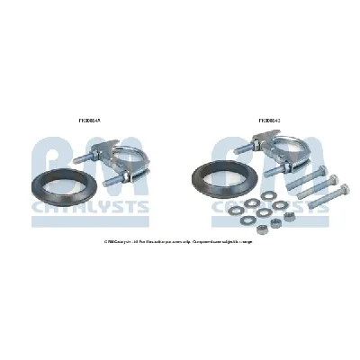 Garnitura za montažu, izduvni sistem BM CATALYSTS FK90854B IC-F52136