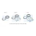 Garnitura za montažu, izduvni sistem BM CATALYSTS FK91057B IC-F5218F