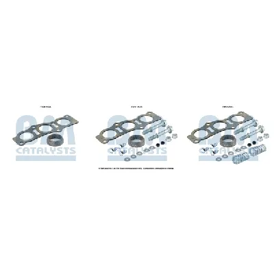 Garnitura za montažu, izduvni sistem BM CATALYSTS FK91263B IC-F52191