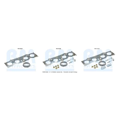 Garnitura za montažu, izduvni sistem BM CATALYSTS FK91303B IC-F5211E