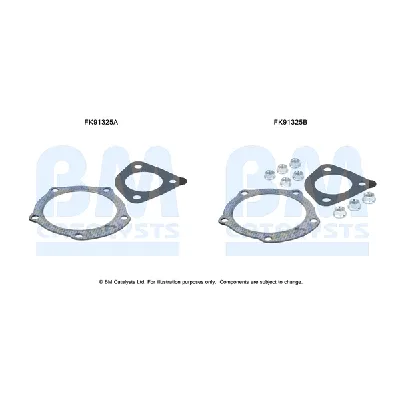 Garnitura za montažu, izduvni sistem BM CATALYSTS FK91325B IC-F5217A