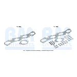 Garnitura za montažu, izduvni sistem BM CATALYSTS FK91342B IC-F521B2
