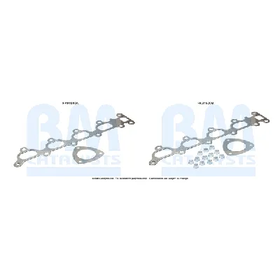 Garnitura za montažu, izduvni sistem BM CATALYSTS FK91500B IC-F5217E
