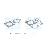 Garnitura za montažu, izduvni sistem BM CATALYSTS FK91519B IC-F5217F