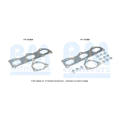 Garnitura za montažu, izduvni sistem BM CATALYSTS FK91535B IC-F52181