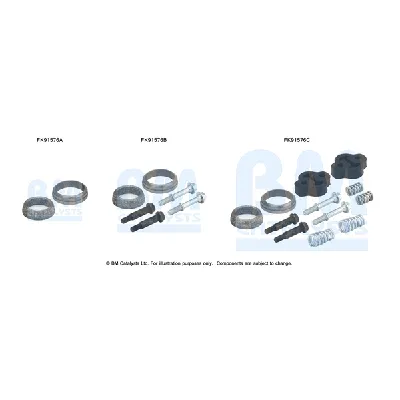 Garnitura za montažu, katalizator BM CATALYSTS FK91576B IC-G0SAT4