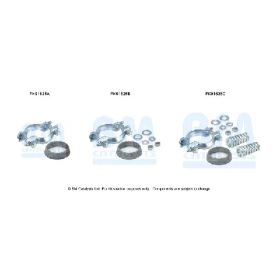 Garnitura za montažu, katalizator BM CATALYSTS FK91625B IC-G0SAT5