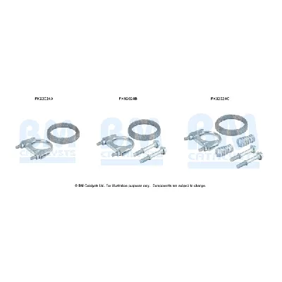 Garnitura za montažu, katalizator BM CATALYSTS FK92024B IC-G0SATB