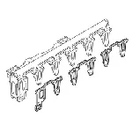 Garnitura zaptivki, AGR-sistem ELRING EL867150 IC-G0LWNM