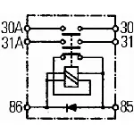Glavni prekidač, akumulator HELLA 6EK008 776-001 IC-B51483