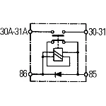 Glavni prekidač, akumulator HELLA 6EK008 776-031 IC-B51486