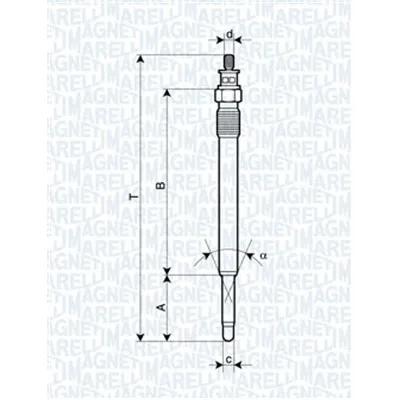 Grejač za paljenje MAGNETI MARELLI 062900013304 IC-AAA1AD