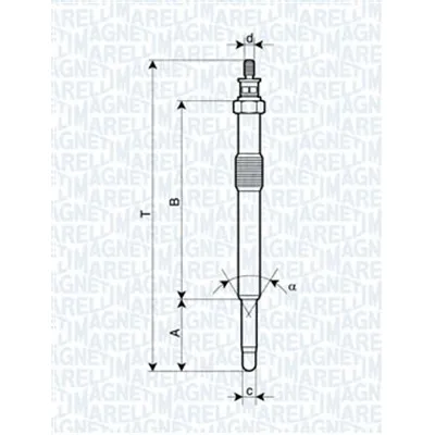 Grejač za paljenje MAGNETI MARELLI 062900049304 IC-B4C78C