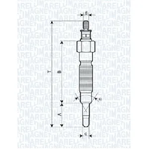 Grejač za paljenje MAGNETI MARELLI 062900064304 IC-C3D9FC