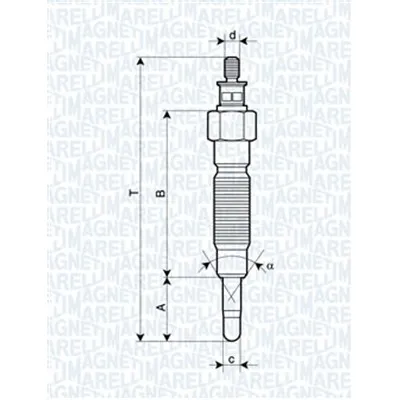 Grejač za paljenje MAGNETI MARELLI 062900064304 IC-C3D9FC