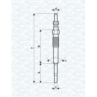 Grejač za paljenje MAGNETI MARELLI 062900080304 IC-C3DA0B