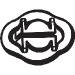 Gumena traka, izduvni sistem BOSAL BOS255-032 IC-435409