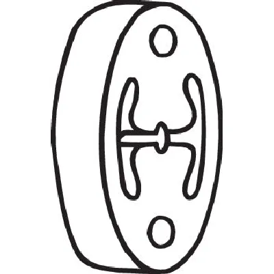 Gumena traka, izduvni sistem BOSAL BOS255-067 IC-B8B257