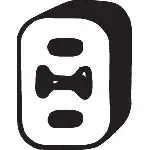 Gumena traka, izduvni sistem BOSAL BOS255-076 IC-453002